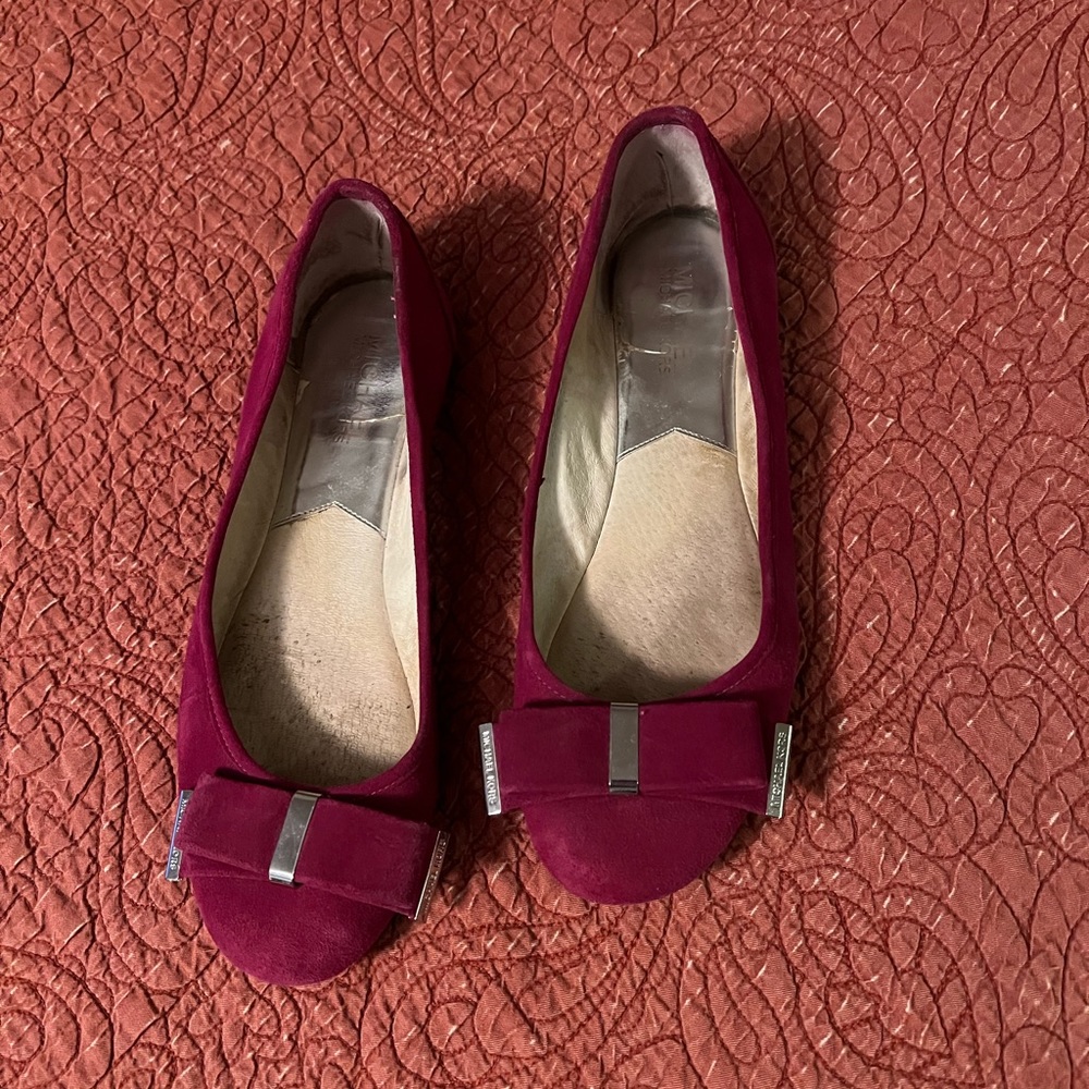 Michael Kors maroon flats
